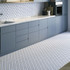 Декор Orly Blue 44,2x44,2 Realonda керамогранит сатинированный