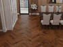 Ламинат Norland Elegant Herringbone LF303-19 Орех Кипр 600х100х8 8 мм 33 класс с фаской
