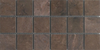 Мозаика Mk.Mixture1530RLp 15х30 керамогранит лаппатированная чип 5х5 мм, коричневый