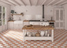 Керамогранит Manises Decor Blanco 58х58 El Molino матовый универсальная плитка УТ-00046724