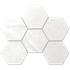 Мозаика Ametis Estima Kailas KA00 Hexagon 25x28.5 непол. (10 мм)
