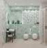 Настенная плитка Mate Green 15x15 Eletto Ceramica глянцевая керамическая 00-00109515