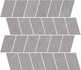Мозаика Mosaico Loing Gris 30x30 керамогранитная