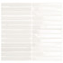 Мозаика Short Stick Blanco Multitono керамика 28х30 см Amadis Fine Tiles глянцевая чип 20х150 мм, белый 8436552229385