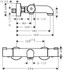 Термостат Hansgrohe Ecostat 1001 CL для ванны