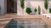 Ступень фронтальная Peldano Redondeado Travertino Beige Liso 33x119.7 клинкер матовая Gres de Aragon Marble 970181