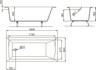 Ванна чугунная Castalia Prime 180x80x48