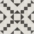 Керамогранит Like Black and White 28x28 Wow матовый напольный 130014