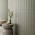 Настенная плитка KM26370 Медина 2 Зелёный матовый структура 6x28,5x1 Kerama Marazzi керамическая