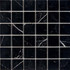 Мозаика из мрамора Nero Marquna PIX246, чип 48х48 мм, сетка 305х305х6 мм полированная, черный