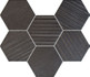 Мозаика Horizon Hex Black 28,9x22,1 MS-01-202-0289-0221-1-013 керамика матовая, черный 5903238006835