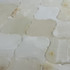Мозаика Marble Mosaic Arabesco Onyx White Pol камень 27.8х32.5 см полированная чип 68х68 мм, белый, бежевый