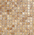 Мозаика Orro Mosaic Coffee Shell стекло 30х30 см полированная чип 20х20 мм бежевый