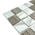 Мозаика Marble Mosaic Mix stone 2 Mat камень 30.5х30.5 см матовая чип 48х48 мм, серый, коричневый, белый