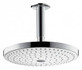 Верхний душ 240 2jet Hansgrohe Raindance Select S, с потолочным подсоединением, белый/хром