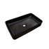 Раковина Staro Fogo Negro mate 60х34.5х11 накладная черная матовая фарфор С0005284