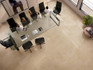 Керамогранит Amber 60x60 Blazed Rett 14 мм Kerlite Limestone структурированный напольная плитка