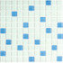 Мозаика Jump Blue №8 (light) 2.5x.2.5 стекло 30x30