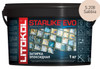 Затирка для плитки эпоксидная Litokol двухкомпонентный состав Starlike Evo S.208 Sabbia 5 кг 485240004