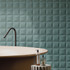 Настенная плитка Up Cuscino Green Matte 10х10 La Fabbrica матовая керамическая 192046