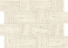 Мозаика Marvel White Mosaico Basketweave 35x47 керамогранит матовая, бежевый AF9M