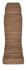 Вставка SG5265/AGE Угол внешний Монтиони Коричневый матовый 2.9x8 Kerama Marazzi