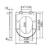 Сиденье для унитаза с микролифтом, быстросъемное AM.PM Awe C117852WH