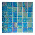 Мозаика Marble Mosaic Rainbow стекло 30х30 см полированная чип 48х48 мм синий