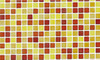 Мозаика Rojo - часть 4 2.5x2.5 стекло 31.3х49.5