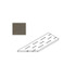 Керамогранит Forte Dei Marmi Rock Alpine Brown Griglia Ang. Sx 20x60 Atlas Concorde матовый решетка угловая левая 620090001258