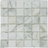 Мозаика Marble Mosaic Volakas white Mat камень 30.5х30.5 см матовая чип 48х48 мм, серый, белый