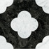 Керамогранит Pin Black White 18.6х18.6 41ZERO42 Dandy матовый универсальная плитка 4101200