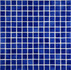 Мозаика Ezarri 2512-C стекло 31.3х49.5 см глянцевая чип 25х25 мм, синий