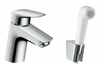 Смеситель Hansgrohe Logis для раковины 70 мм с гигиеническим душем