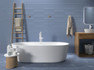Настенная плитка Cups Blue 5х20 р149219 APE Ceramica MPL-030801 матовая керамическая