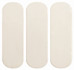Настенная плитка Calema Oval White Gloss 5.2х16 DNA Tiles глянцевая керамическая 00000086153