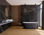 Керамогранит Calacata Black Satinado 60х120 Grespania Ceramica S.A.сатинированный универсальная плитка 44C9919