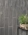 Керамогранит CRV340 Swing Silver 7.5x30 Settecento глянцевый, рельефный (рустикальный) настенная плитка УТ-00051153