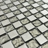 Мозаика Marble Mosaic Chic Silver стекло 30х30 см глянцевая чип 23x23 мм, серебро-silver