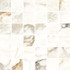 Мозаика Luce Oro Mosaico 5x5 Lusso-30x30 керамогранит глянцевая, бежевый, белый 37107