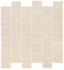 Мозаика Boost Natural Kaolin Mosaico Tumbled 31x31 керамогранит матовая, бежевый A7CF