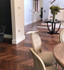 Инженерная доска HM Flooring Орех американский селект  (Chevron 45) 14/3х125х575 французская елка