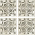 Напольная плитка FS Ivy Black 45x45 керамическая