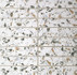 Мозаика Terrazzo Color керамогранит 28х29.5 см матовая чип 32.5х145 мм, бежевый, белый, серый