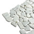 Мозаика Marble Mosaic Gentle Carrara галька 30.5х30.5 см матовая белый