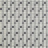 Мозаика Denim Sfilato 001 керамика 30х30 см Appiani матовая чип 12х12 мм, белый, серый SFIL 001
