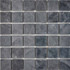 Мозаика из мрамора Nero Marquna PIX249, чип 48х48 мм, сетка 305х305х6 мм матовая, серый