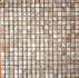 Мозаика из мрамора Light Emperador PIX224, чип 15x15 мм, сетка 305х305x4 мм матовая, бежевый, коричневый