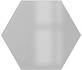 Настенная плитка Mini Hexa Liso Pearl Gloss (101184) 15х17,3 Wow глянцевая керамическая