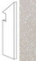 Плинтус Marvel Terrazzo Pearl Battiscopa Sag. Dx ATAO 7,2x30 шт керамогранит